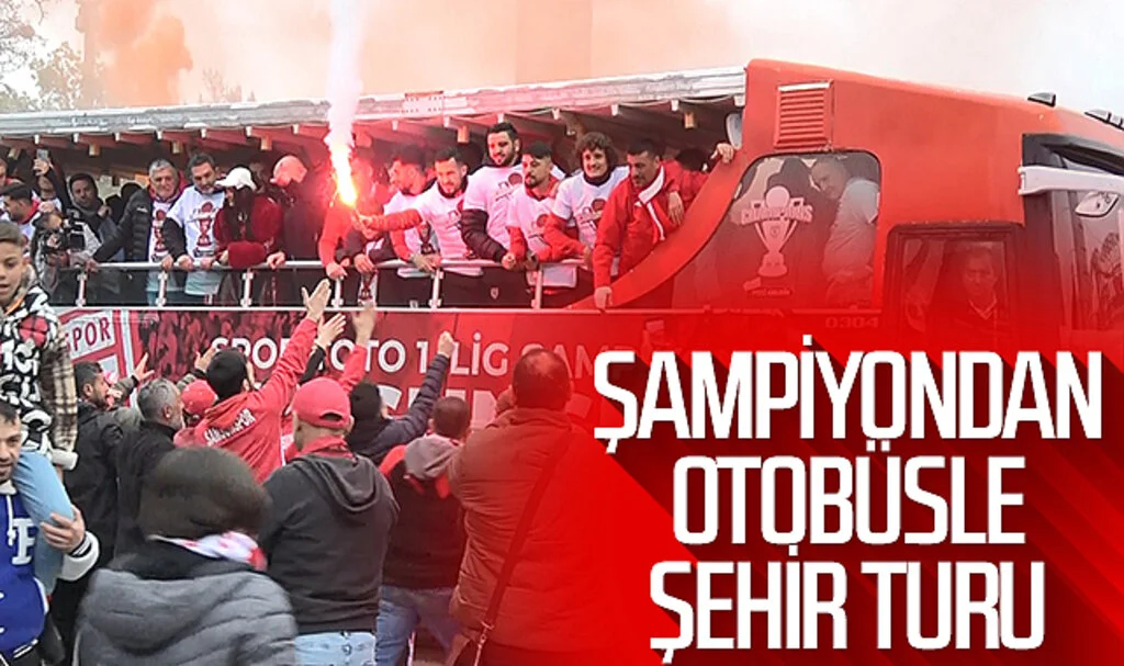 Şampiyon Samsunspor'dan Otobüsle Şehir Turu