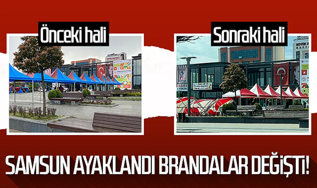 Samsun ayaklandı brandalar değişti!