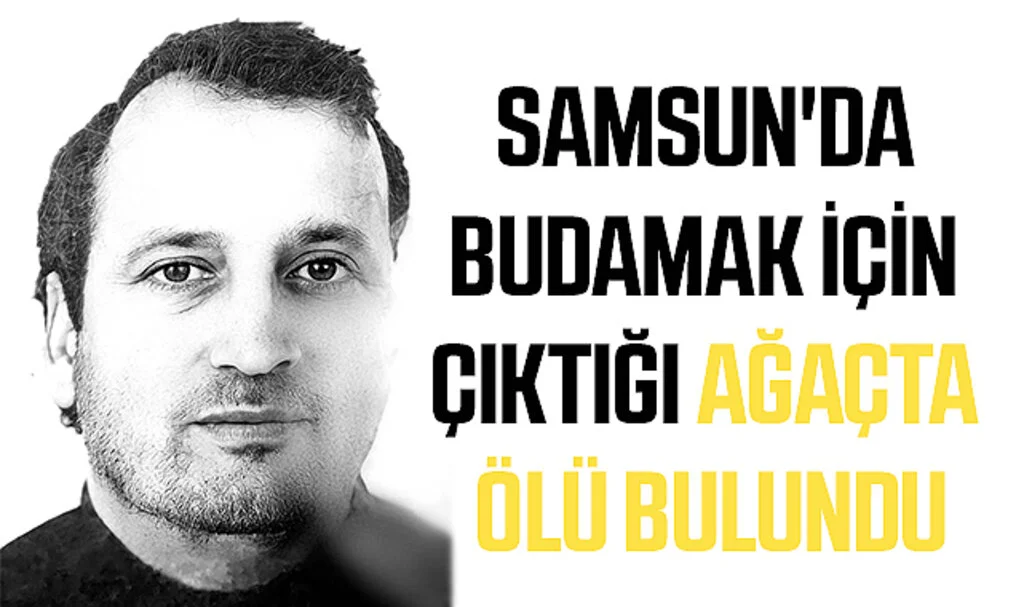 Samsun'da Budamak İçin Çıktığı Ağaçta Ölü Bulundu