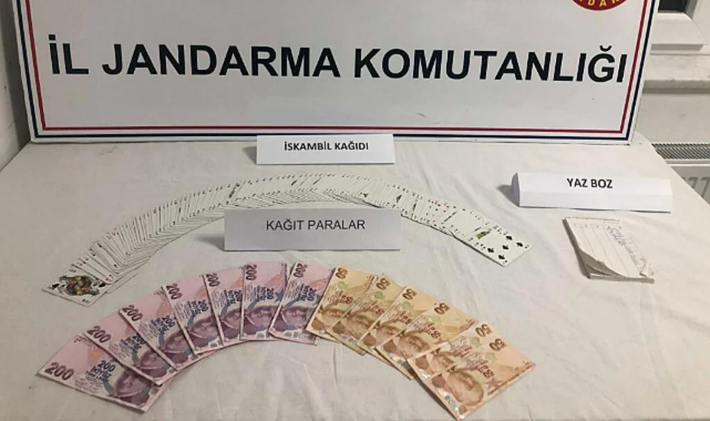 Samsun'da Jandarmadan Kumar Baskını: 10 Şahsa 40 Bin TL Ceza