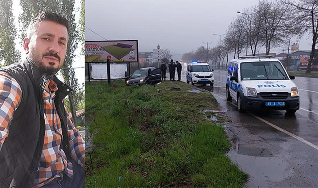 Samsun'da Kalp Krizi Geçirip Kaza Yaptı Hayatını Kaybetti