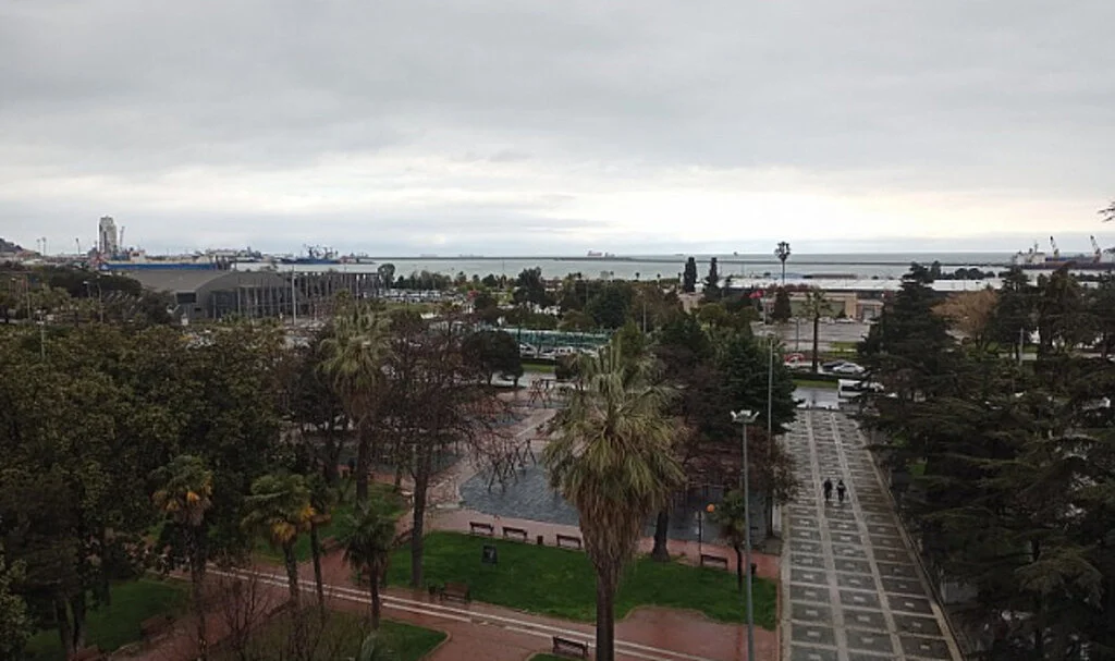 Samsun'da nisan yağmurları