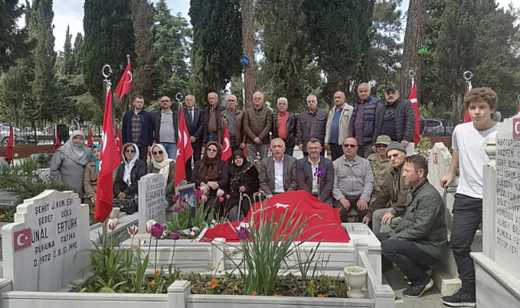 Samsun'da Şehit İlhan Hamlı, Kabri Başında Anıldı