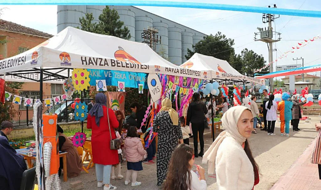 Samsun Havza'da Anaokulu Öğrencilerine 23 Nisan Çocuk Şenliği Düzenlendi
