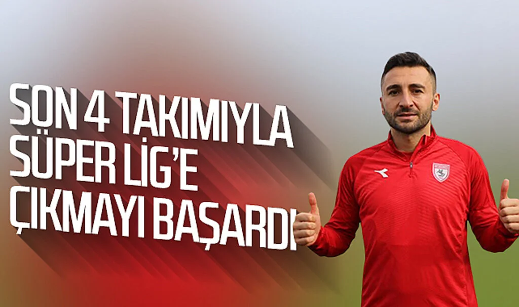 Samsunspor kaptanı Yusuf Abdioğlu, son 4 takımıyla da Süper Lig'e çıkmayı başardı