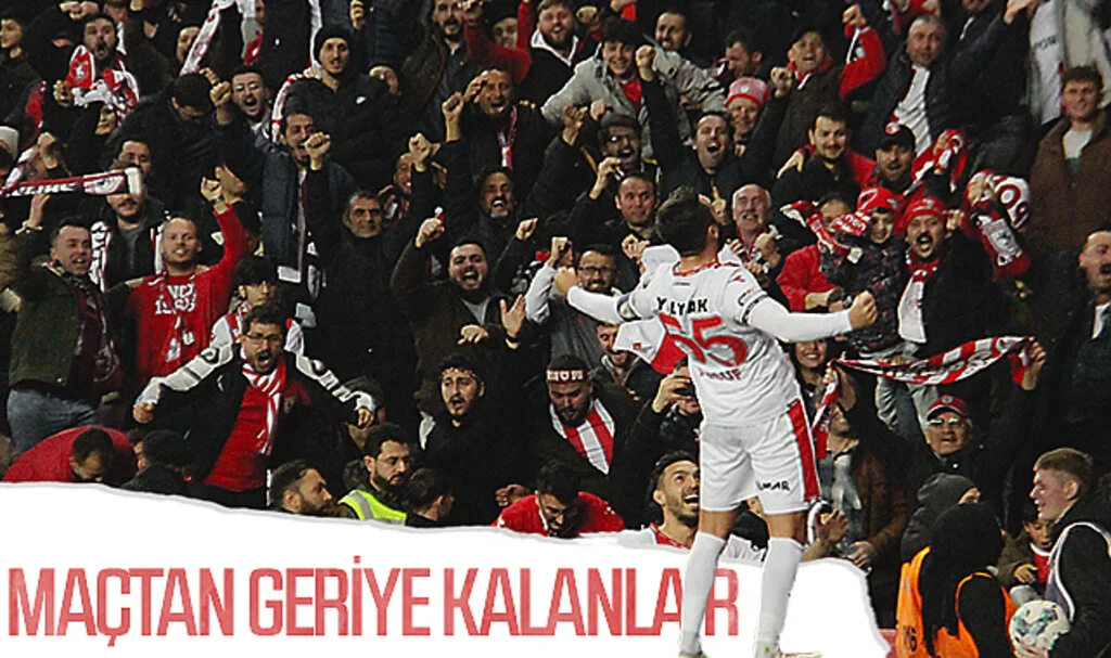 Samsunspor - Pendikspor maçından geriye kalanlar