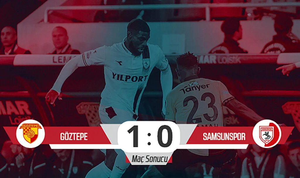 Son Dakika! Göztepe: 1 - Samsunspor: 0 (Maç Sonucu)