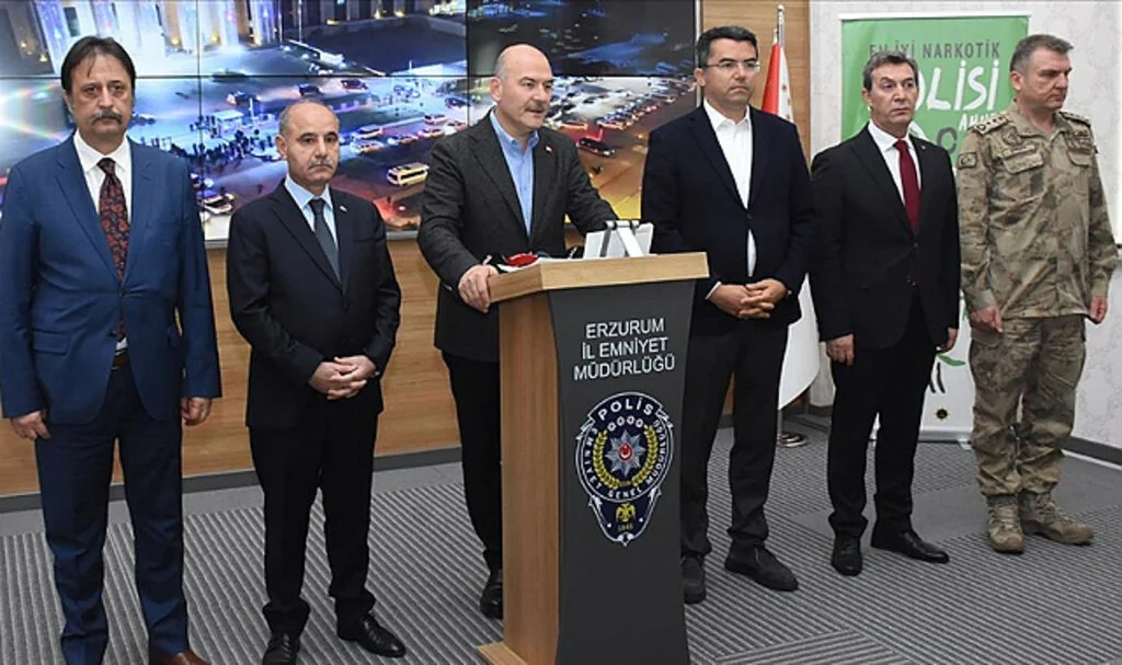 Soylu: Erzurum ve Nevşehir'de Düzenlenen 51 ve 52. Kökünü Kurutma Operasyonu'nda 133 Şüpheli Yakalandı