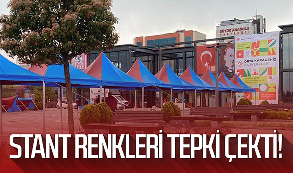 Stant renkleri tepki çekti!