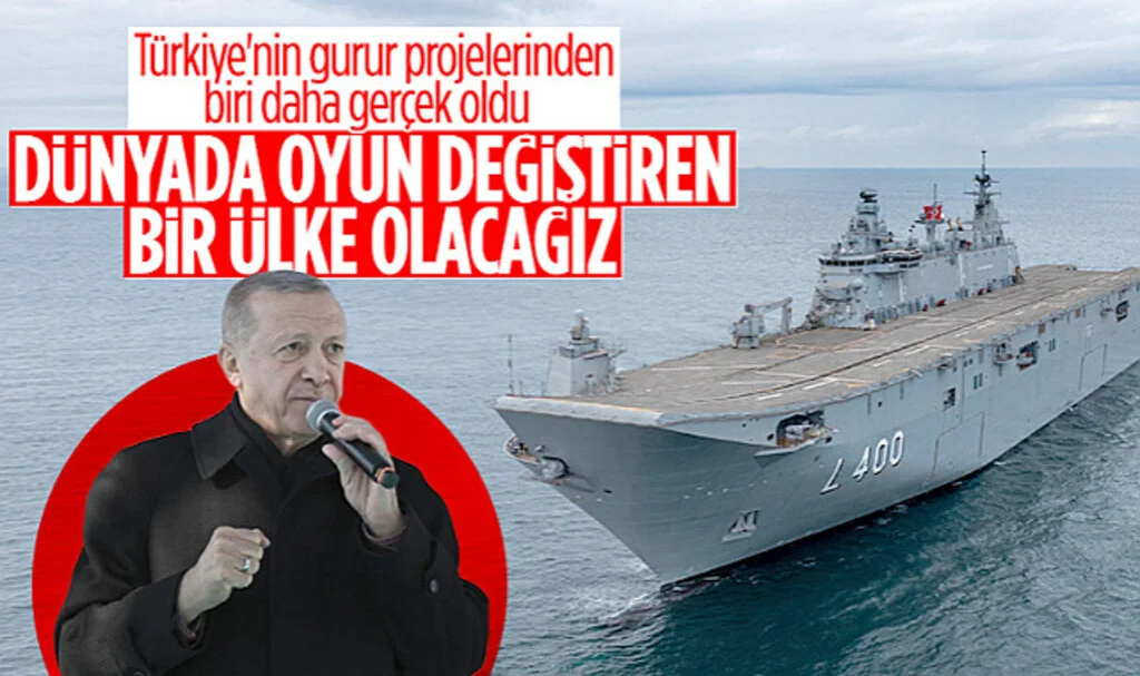 TCG Anadolu Gemisi TSK Envanterine Girdi