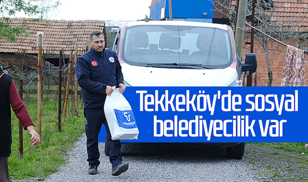 Tekkeköy'de sosyal belediyecilik var