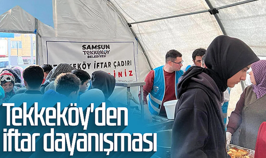 Tekkeköy'den iftar dayanışması