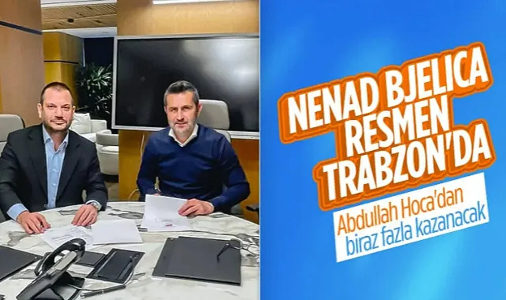 Trabzonspor, Nenad Bjelica'yı Resmen Açıkladı