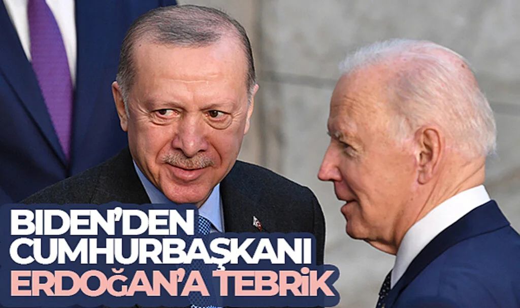 ABD Başkanı Biden'dan, Cumhurbaşkanı Erdoğan'a Tebrik Telefonu