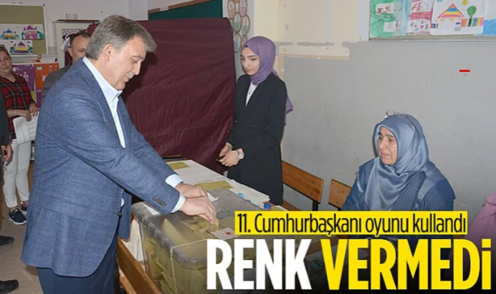 Abdullah Gül Oyunu Verdi: Hayırlı Olsun