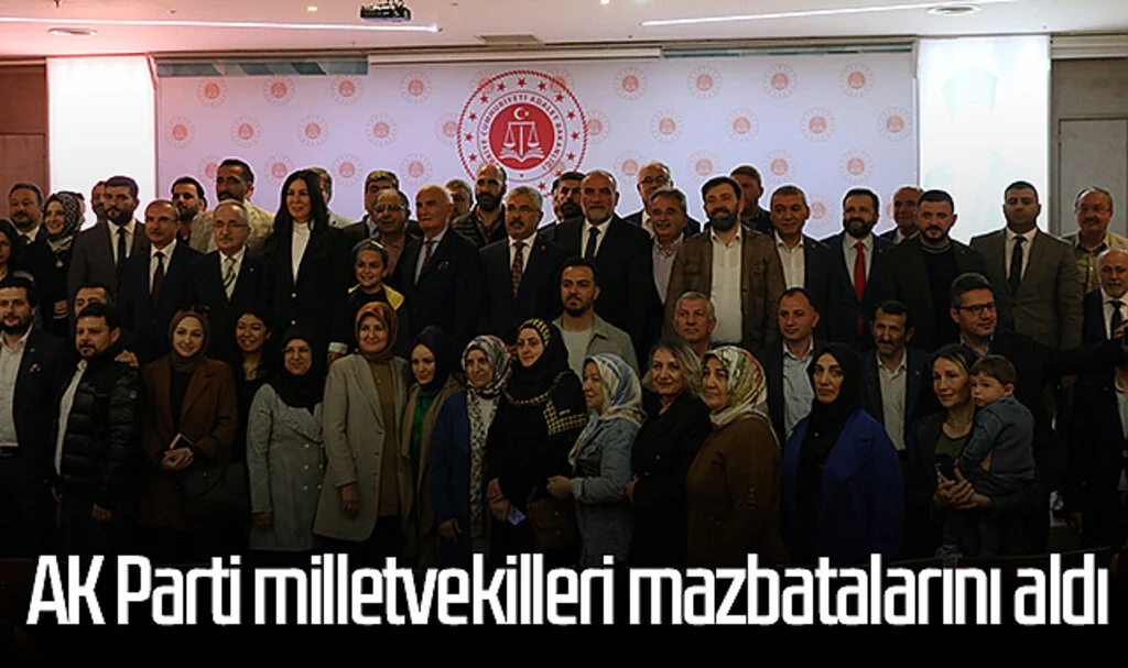 AK Parti Samsun milletvekilleri mazbatalarını aldı