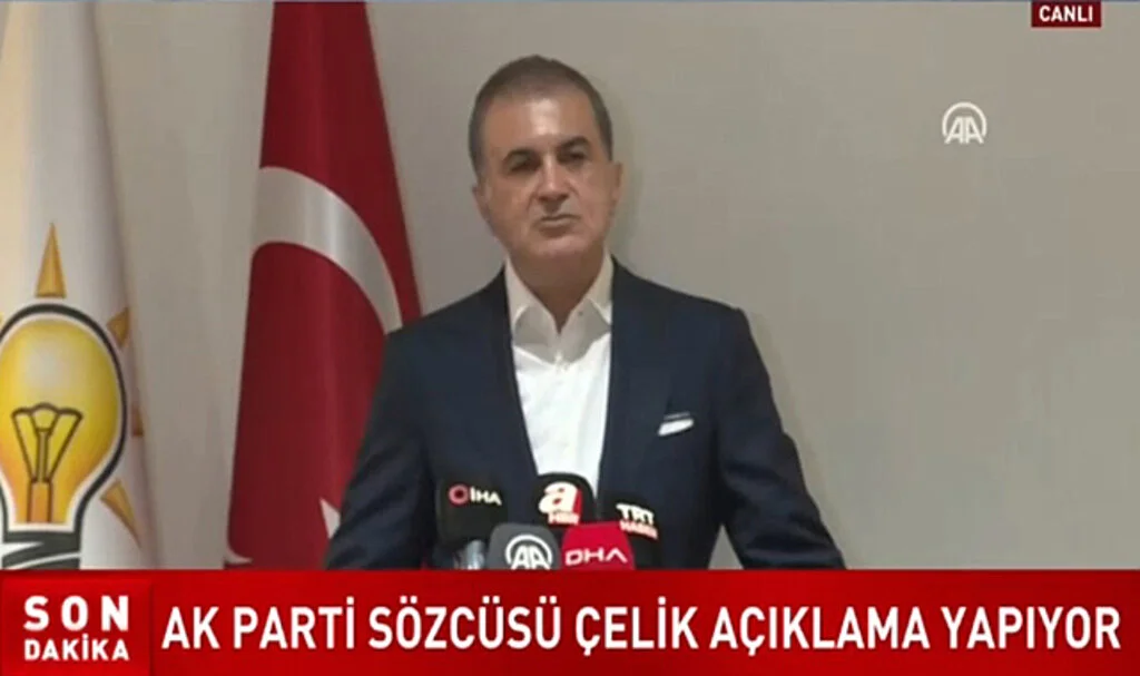 AK Parti Sözcüsü Çelik: İki Belediye Başkanının Açıklamaları Utanç Verici