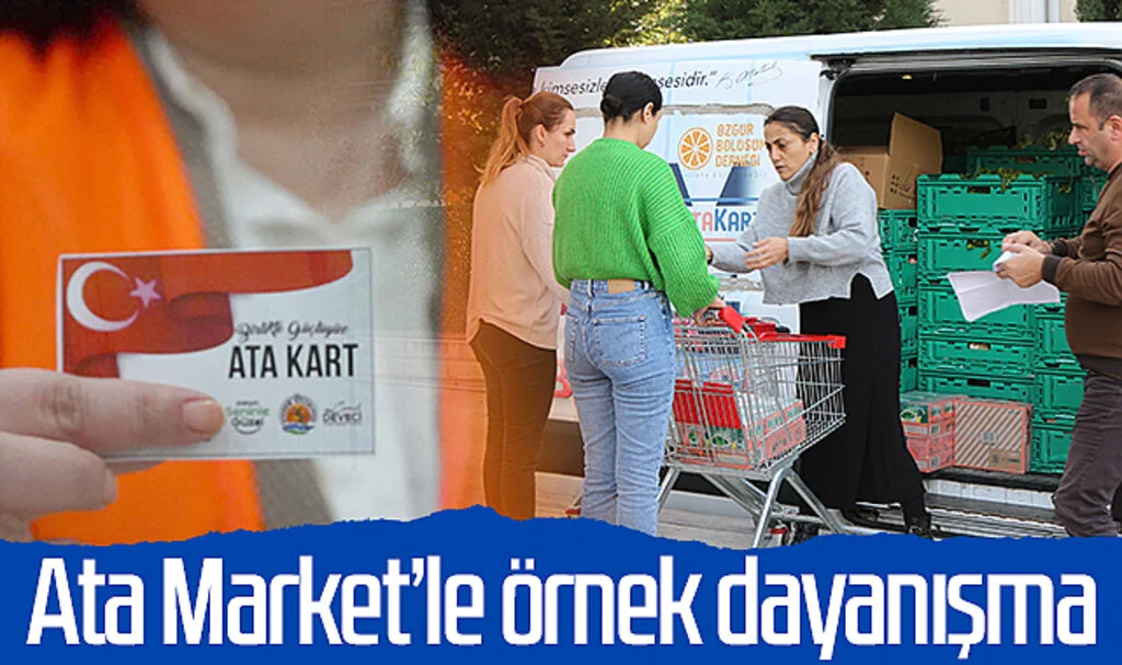Ata Market’le örnek dayanışma
