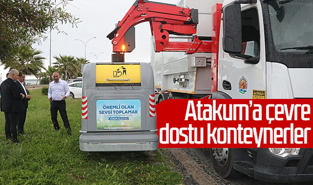 Atakum’a çevre dostu konteynerler