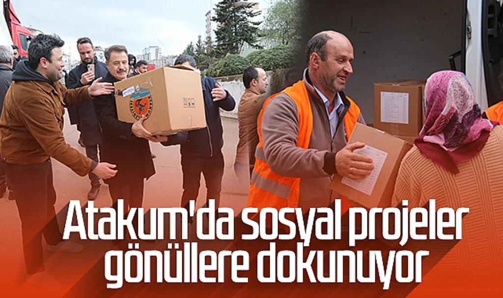 Atakum'da sosyal projeler gönüllere dokunuyor