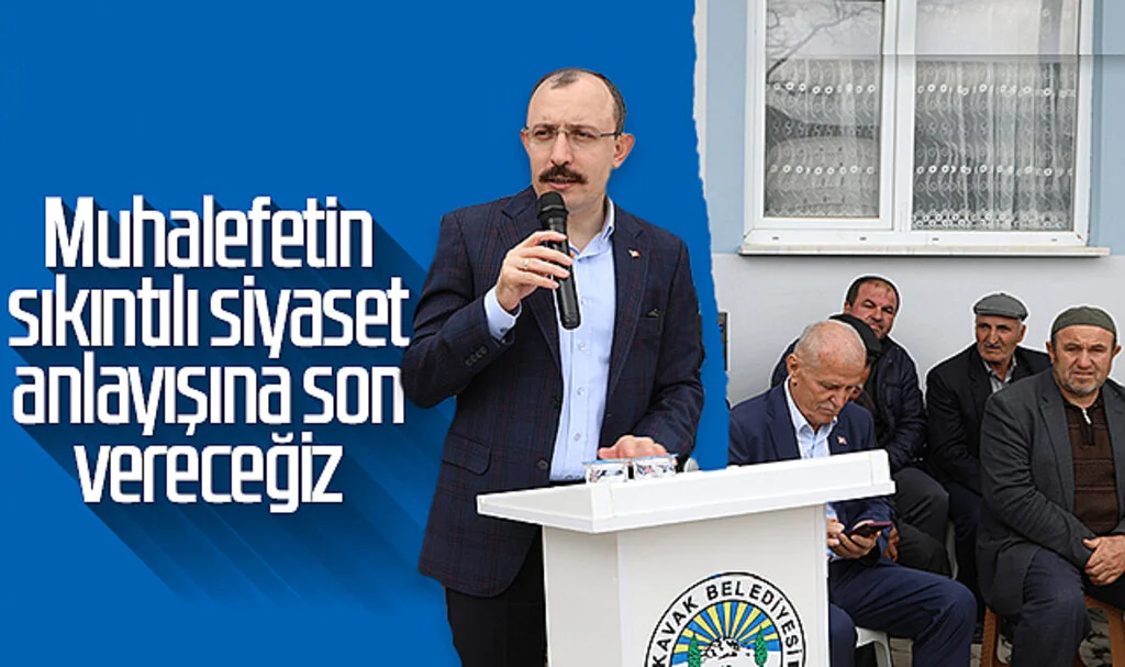 Bakan Muş: "Muhalefetin sıkıntılı siyaset anlayışına son vereceğiz"
