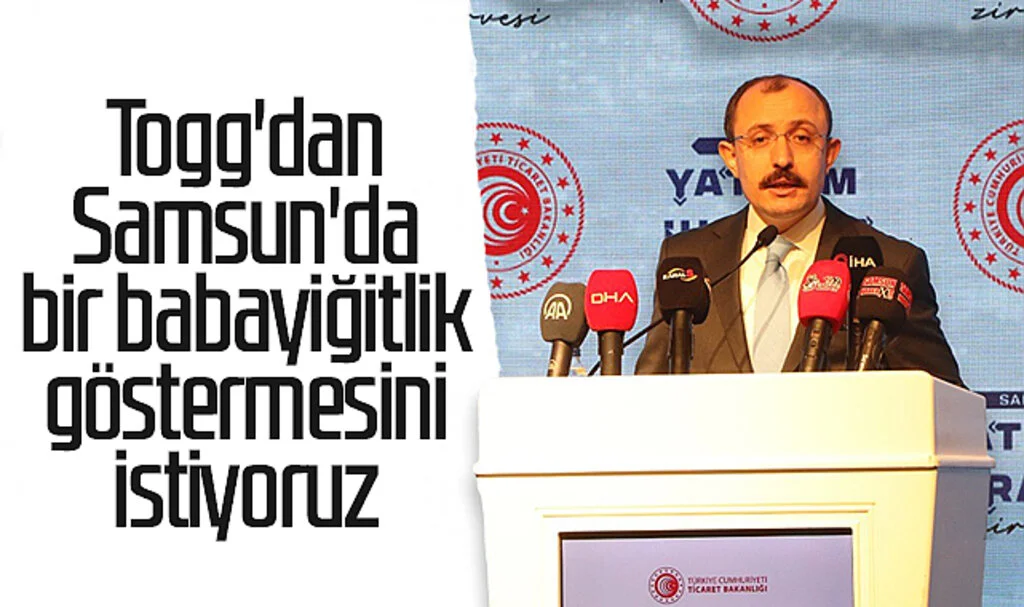 Bakan Mehmet Muş: "Togg'dan Samsun'da bir babayiğitlik göstermesini istiyoruz"