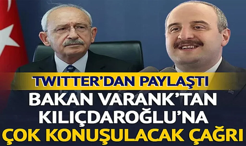 Bakan Varank’tan Kılıçdaroğlu’na Çok Konuşulacak Çağrı! Twitter’dan Paylaştı