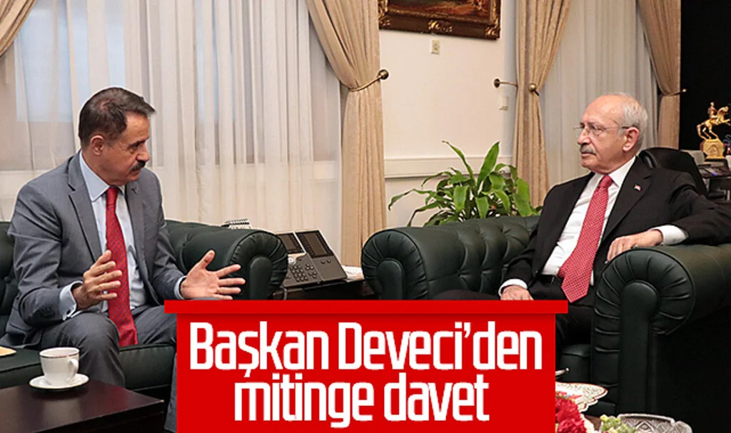 Başkan Cemil Deveci’den mitinge davet 