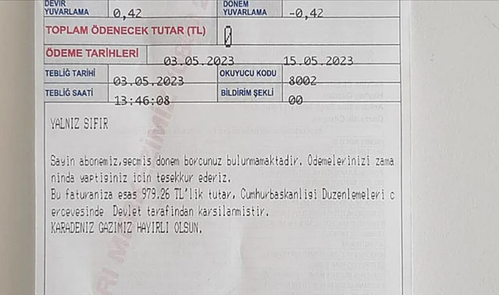 Bedelsiz Doğal Gaz Tüketiminde Faturalar Yarın Kesilmeye Başlıyor