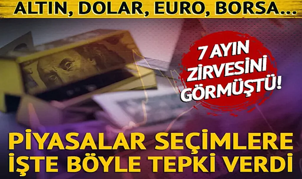 Borsa, Altın, Dolar, Euro... İşte Piyasaların Seçim Sonrası İlk Tepkisi!
