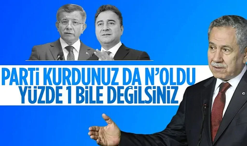 Bülent Arınç, AK Parti'den Ayrılanları Eleştirdi: Ben Yaptım Diyen Arkadaşlar Şimdi Yüzde 1'i Bile Bulamıyor