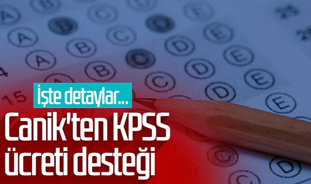 Canik'ten KPSS ücreti desteği! İşte detaylar...