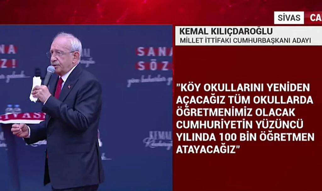 CANLI YAYIN: Kılıçdaroğlu, Sivas’ta Halka Sesleniyor