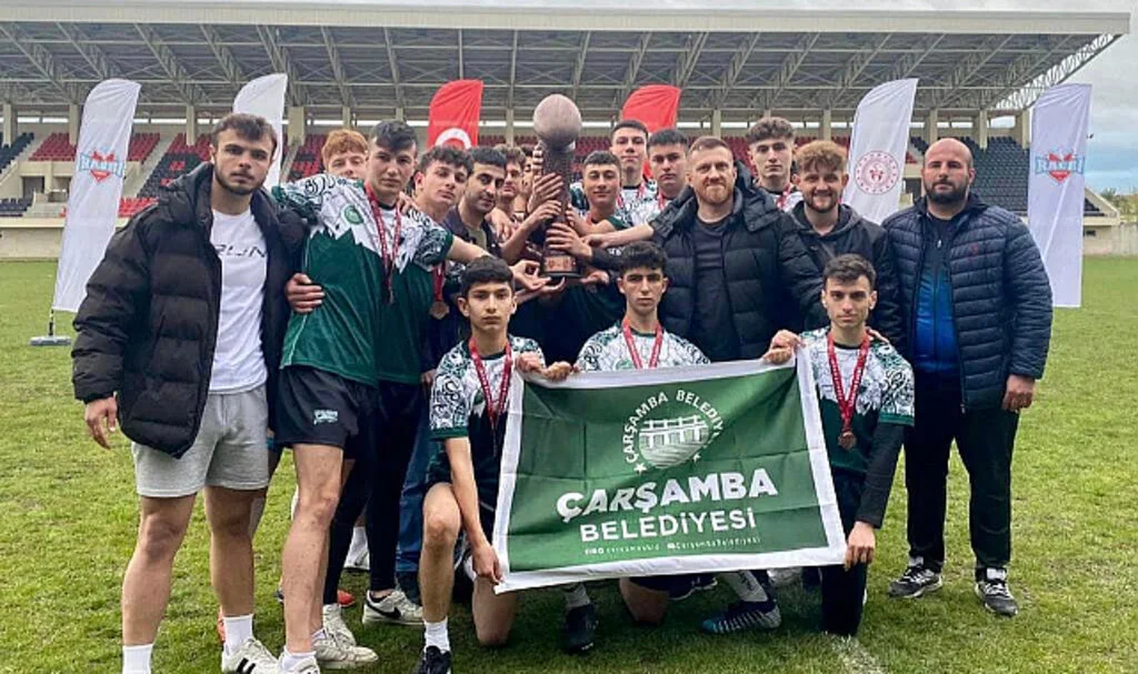Çarşamba'lı Ragbiciler 3.Oldu