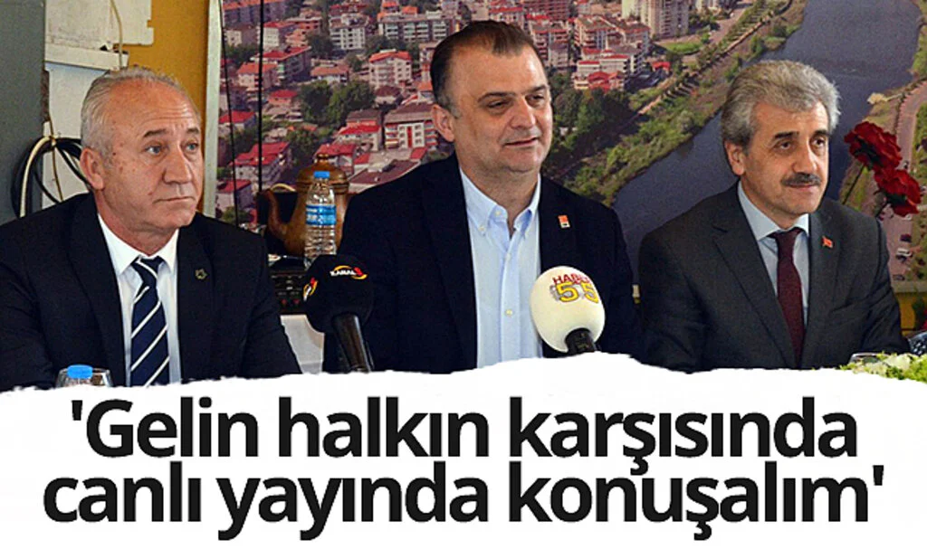 CHP Samsun İl Başkanı Fatih Türkel: 'Gelin Halkın Karşısında Canlı Yayında Konuşalım'