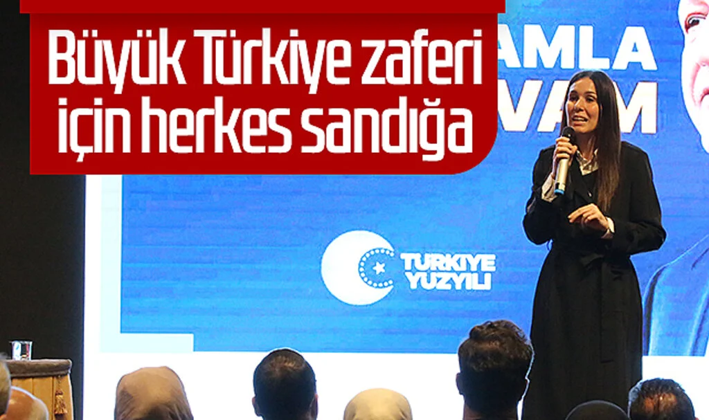 Çiğdem Karaaslan: "Büyük Türkiye Zaferi İçin Herkes Sandığa"