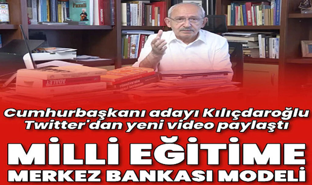 Cumhurbaşkanı Adayı Kılıçdaroğlu Eğitim Projesini Açıkladı