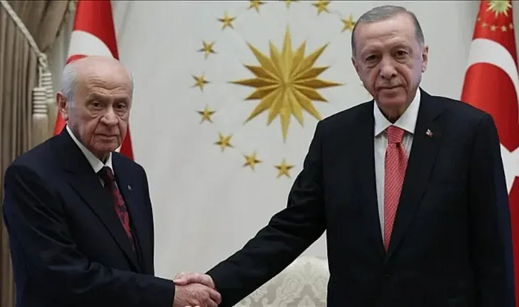 Cumhurbaşkanı Erdoğan, MHP Genel Başkanı Bahçeli'yi Kabul Etti