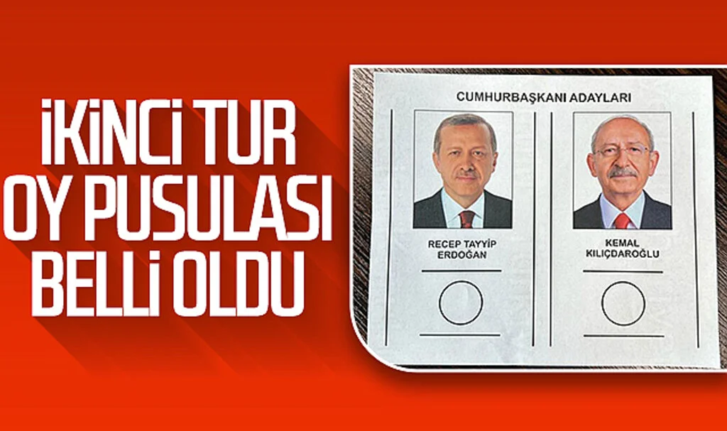 Cumhurbaşkanı Seçimi ikinci turu için oy pusulası belli oldu