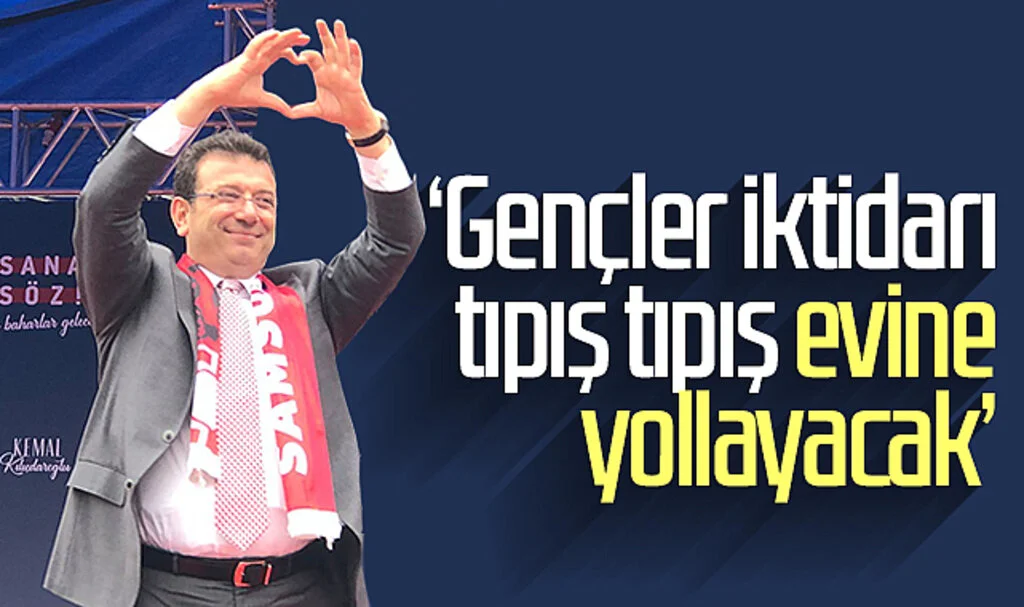 Ekrem İmamoğlu: 'Gençler iktidarı tıpış tıpış evine yollayacak'
