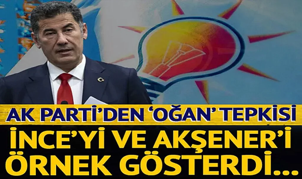 Erdoğan'a Destek Kararını Açıklamıştı! AK Parti'den 'Sinan Oğan' Sözleri: 'Akşener'e İnce'ye Neler Yaptılar! Şimdi de...'