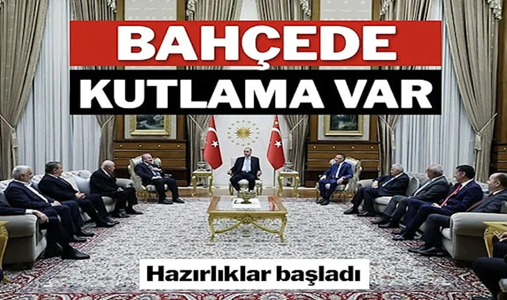 Erdoğan İçin Sarayın Bahçesinde Tören Yapılacak