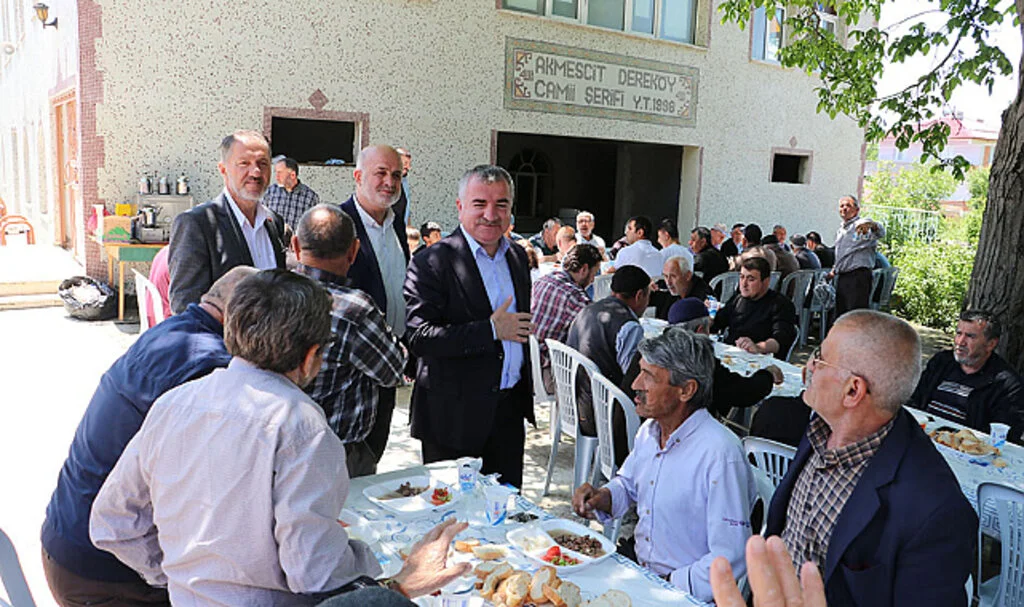 Havza'da 4 Mahallede Afat Kurbanı Kesildi