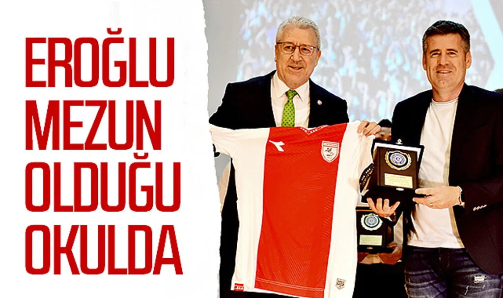 Hüseyin Eroğlu mezun olduğu okulda