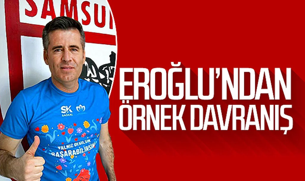 Hüseyin Eroğlu'ndan örnek davranış