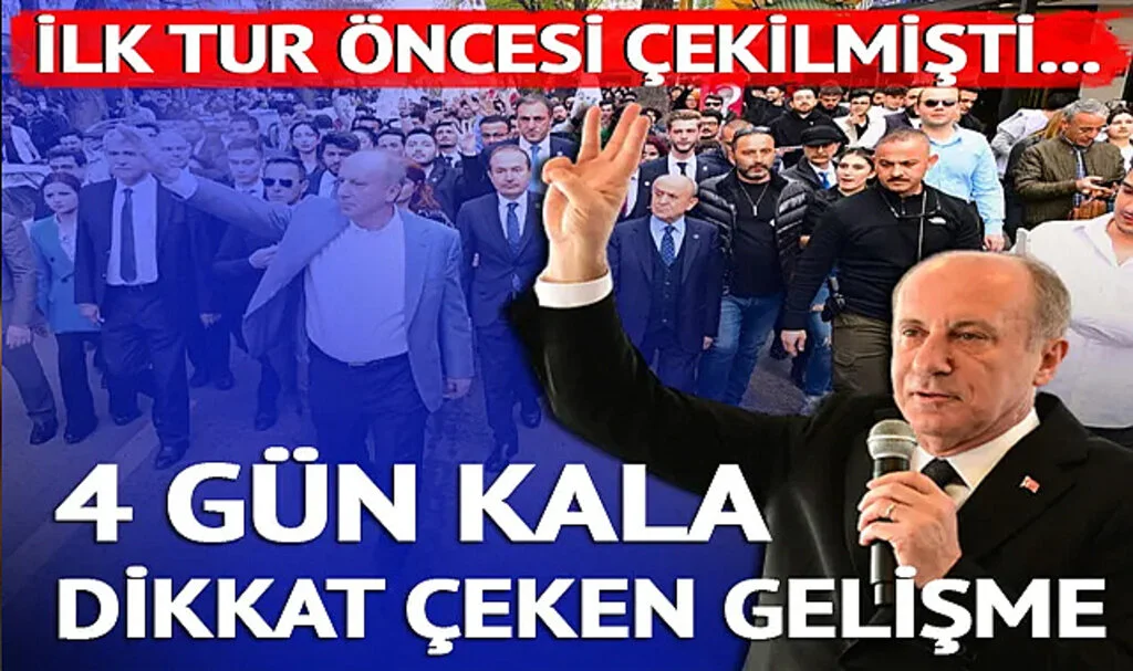 İki Gün Kala Çekilmişti; Muharrem İnce, bu kez 4 gün kala MYK'yı topluyor! Destek açıklaması...