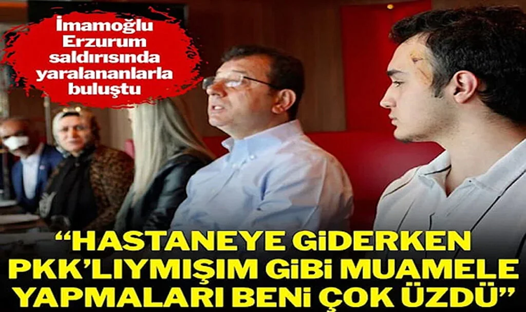 İmamoğlu, Erzurum’da Yaralanan Vatandaşlarla Rize’de Buluştu