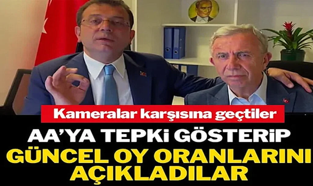 İmamoğlu, Kılıçdaroğlu ve Erdoğan’ın Güncel Oy Oranını Açıkladı