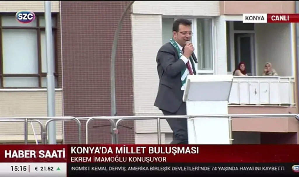 İmamoğlu, Konya’da Konuşuyor: Bana Taş Atılmadı, Millete Taş Atıldı
