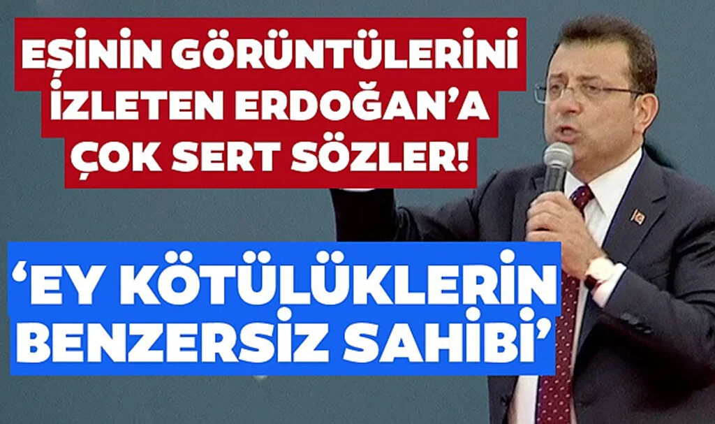 İmamoğlu’ndan Erdoğan’a Sert Sözler